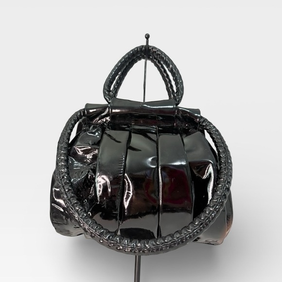 Christian Louboutin Loubette Patent Frame Top Handle Bag - Picture 3 of 11